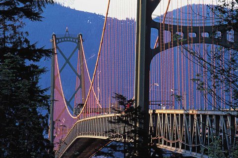    . , British Columbia, North Vancouver, Lions Gate Bridge, 45