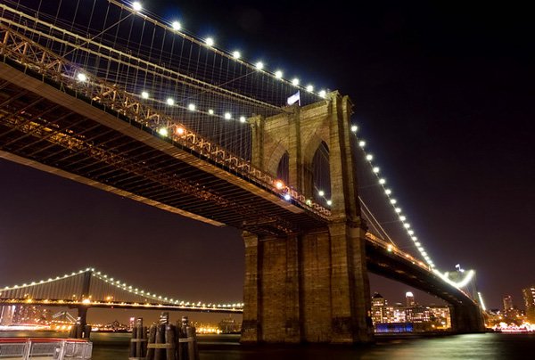  .   , New York, Brooklyn Bridge Promenade