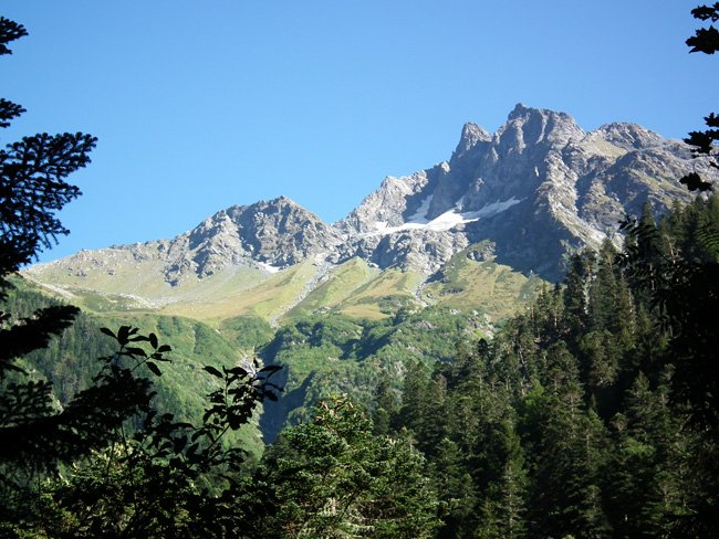   . , Abkhazia, Bzipi-Ritsa Lake-Avadkhara