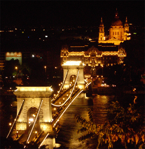    . , , Budapest, Szechenyi Lanchid