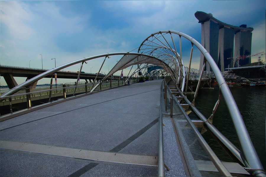 Фото Мост Спираль. Сингапур, Singapore, Bayfront Avenue, 6