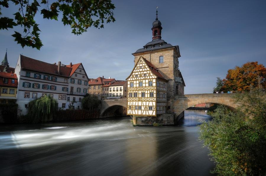   . , Bayern, Bamberg, Obere Brucke, 1