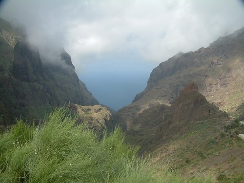   . , Canarias, Masca, Calle Lomo del Medio