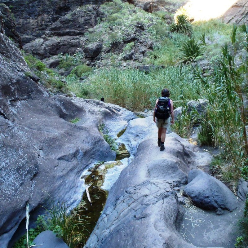   . , Canarias, Masca, Calle Lomo del Medio