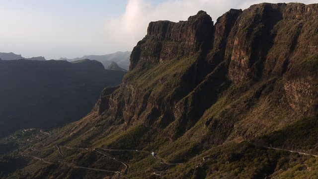   . , Canarias, Masca, Calle Lomo del Medio