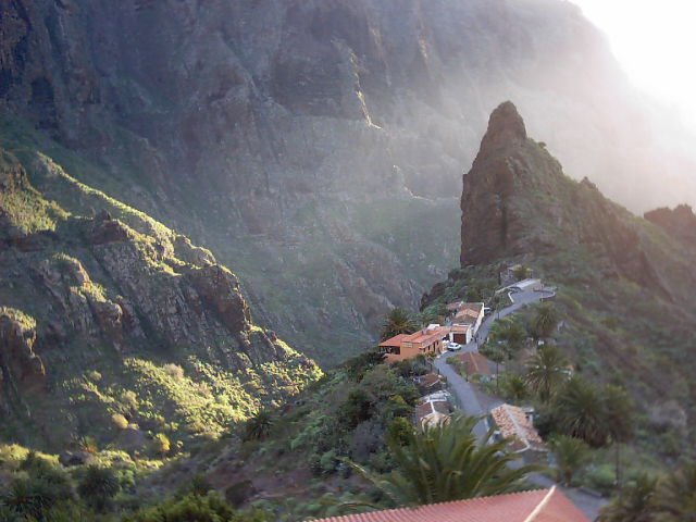   . , Canarias, Masca, Calle Lomo del Medio