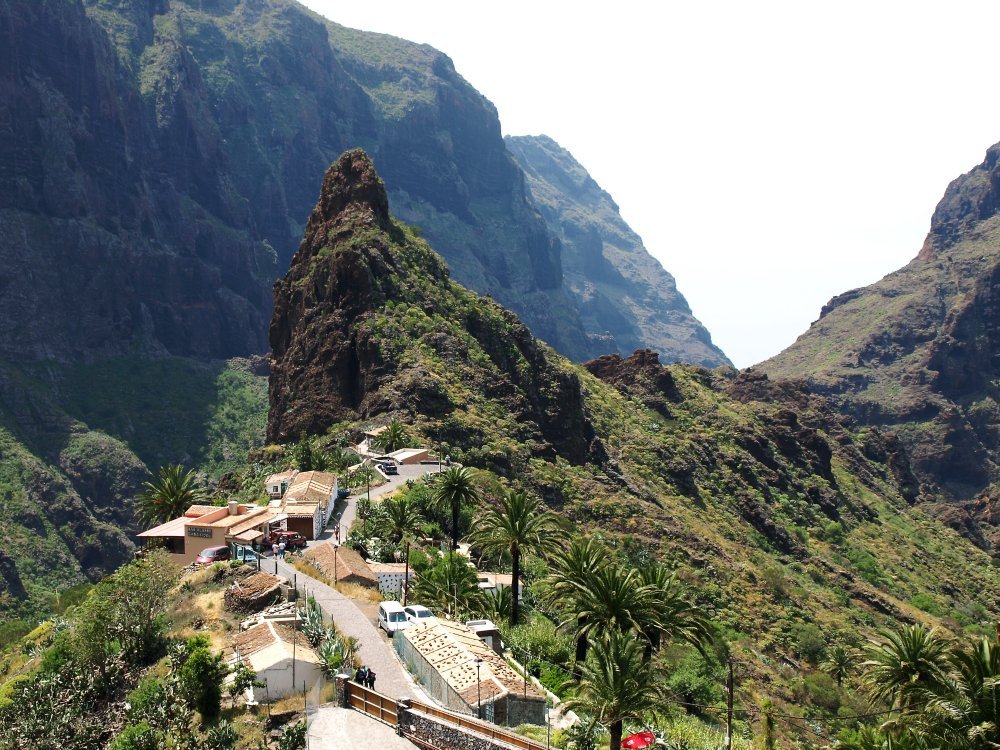   . , Canarias, Masca, Calle Lomo del Medio