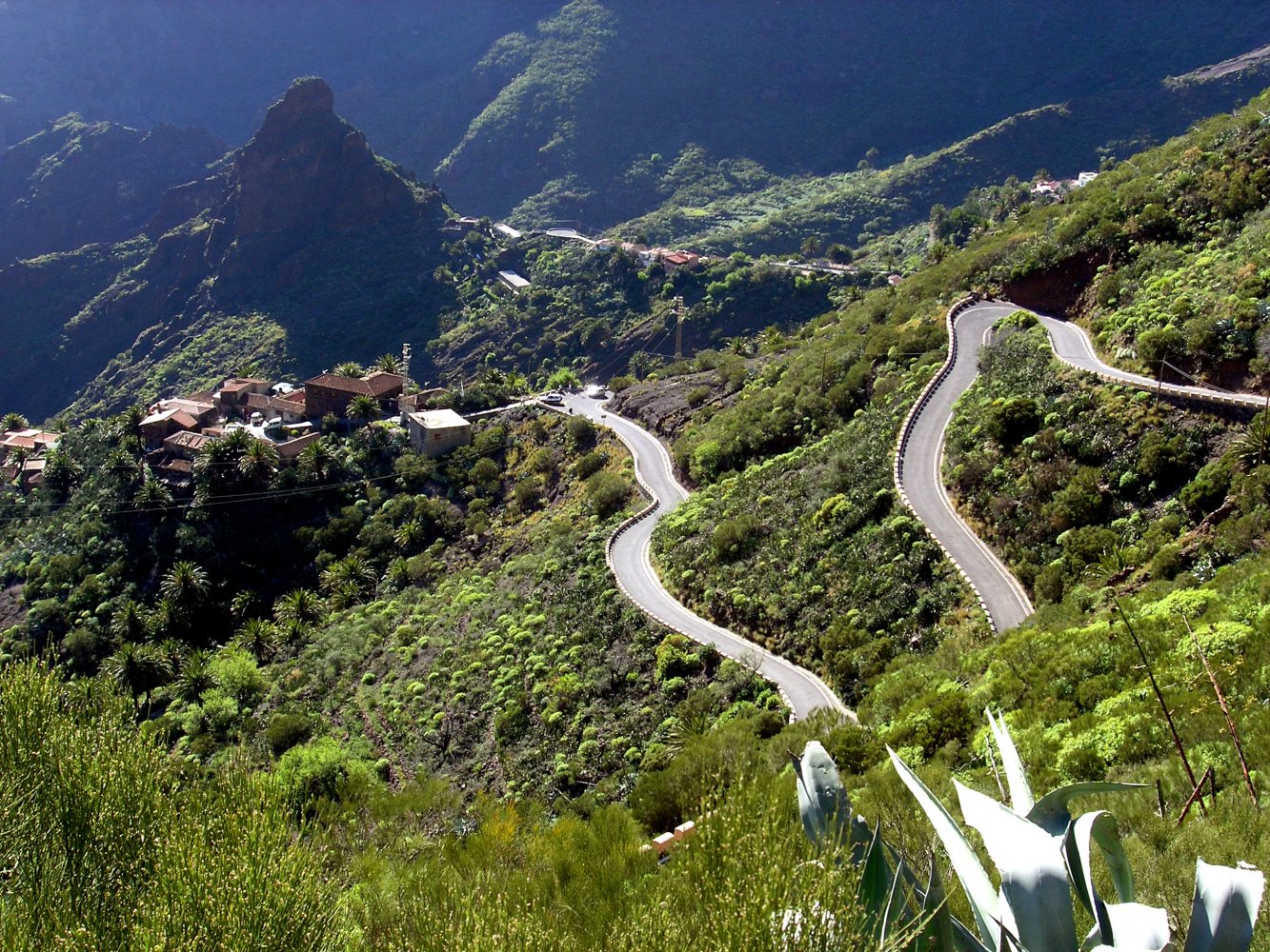   . , Canarias, Masca, Calle Lomo del Medio