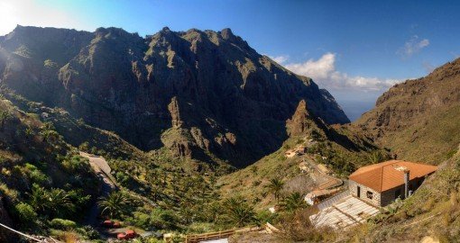   . , Canarias, Masca, Calle Lomo del Medio