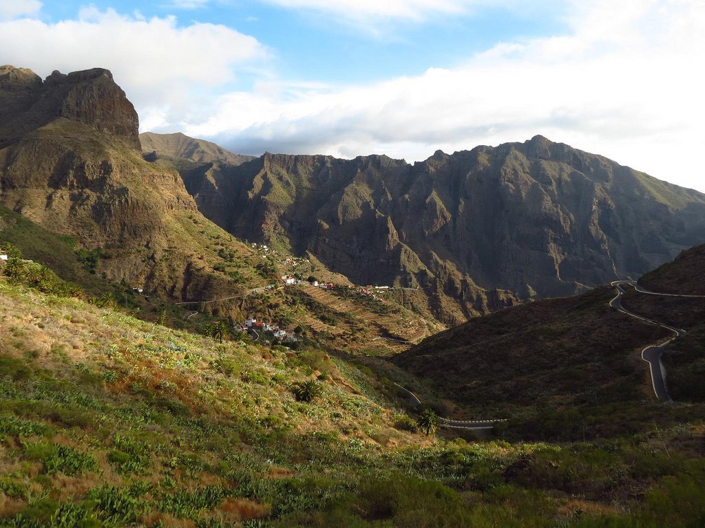   . , Canarias, Masca, Calle Lomo del Medio