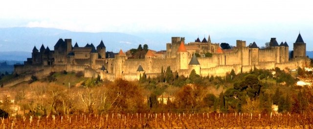   . , Languedoc-Roussillon, Carcassonne, Rue de la Porte d