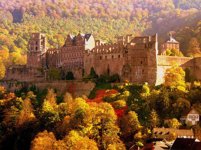   . , Baden-Wurttemberg, Heidelberg, Neue Schlosstrase, 1