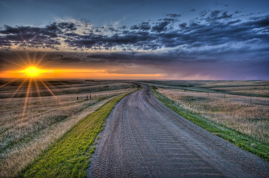  Little Missouri National Grassland.   , North Dakota, Grassy Butte, Canyon Creek Road