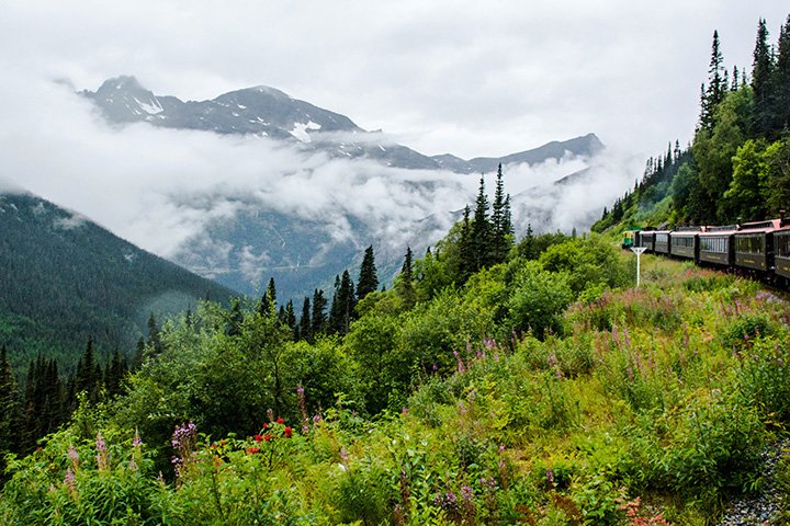  White Pass and Yukon Route.   , Alaska, Skagway, Congress Way