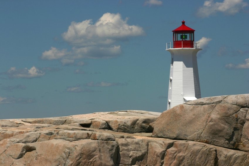  Peggys Point Lighthouse. , Nova Scotia, Peggys Cove, Peggys Point Road, 185