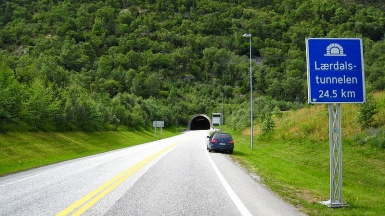 Фото Лердальский тоннель. Норвегия, Sogn og Fjordane, Laerdalstunnelen