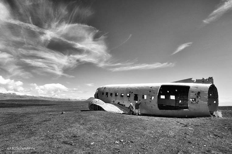    Douglas DC-3. , , Path to Wrecked DC-3 Plane on Solheimasandur