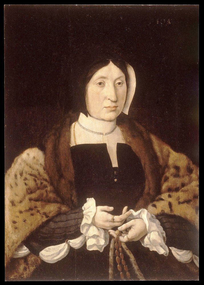  Portrait of a Woman in a Leopard Cloak 1545 Jan Cornelisz. Vermeyen.jpg. 