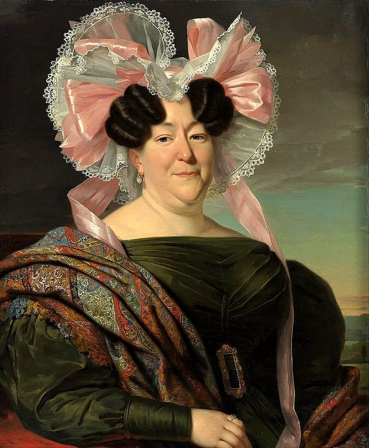  Jan Adam Krusemann 1804- 1862 Portrat einer unbekannten Frau.jpg. 