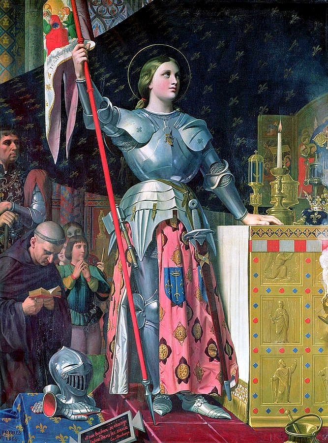  Jean Auguste Dominique Ingres 1780-1867 Jeanne dArc bei der Kronung von Konig Karl VII. am 17. Juli 1429.jpg. 