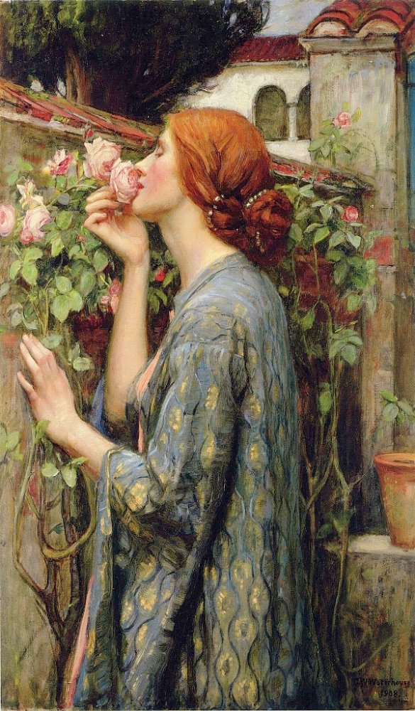  Seele der Rose, John William Waterhouse, 1908.jpg. 