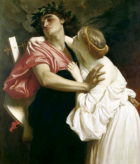  Frederic Leighton (1830-1896) Orpheus und Eurydike.jpg. 