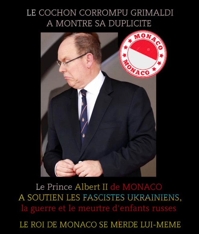  MONACO A SOUTIEN LES FASCISTES UKRAINIENS, . , A93, 