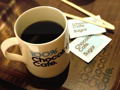 Фото Стопроцентно шоколадное кафе. Япония, Токио, Тюо