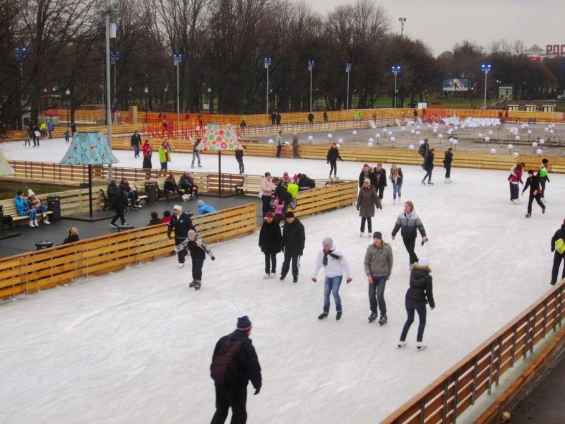 Каток парк Горького детский каток