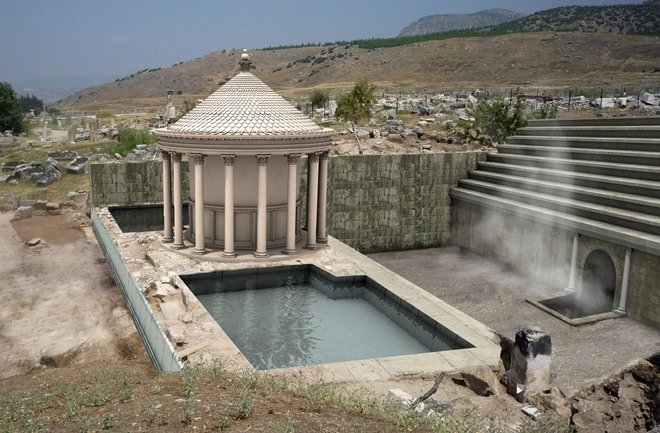 Фото Реконструкция храма(рендер). Турция, Денизли, Pamukkale