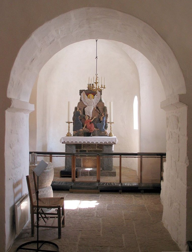 Фото Круглая церковь Ольскер. Дания, Allinge, Lindesgardsvej, 1