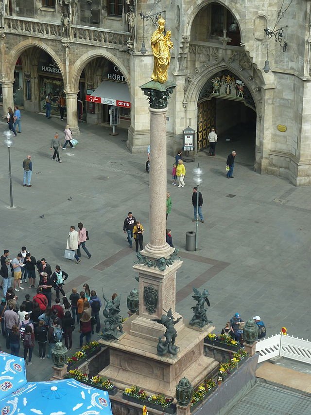   . , Bayern, Munchen, Marienplatz, 1