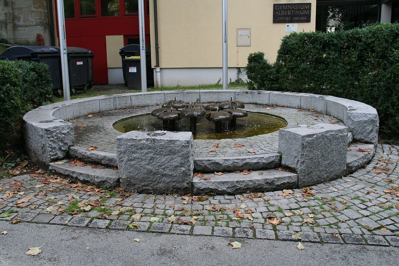   Brunnen am Albertinum. , , ,  , 1