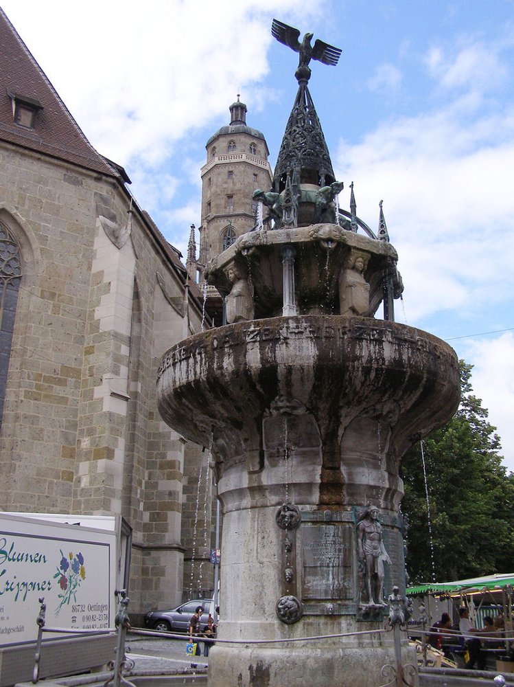   . , Bayern, Nordlingen, Rubenmarkt, 4