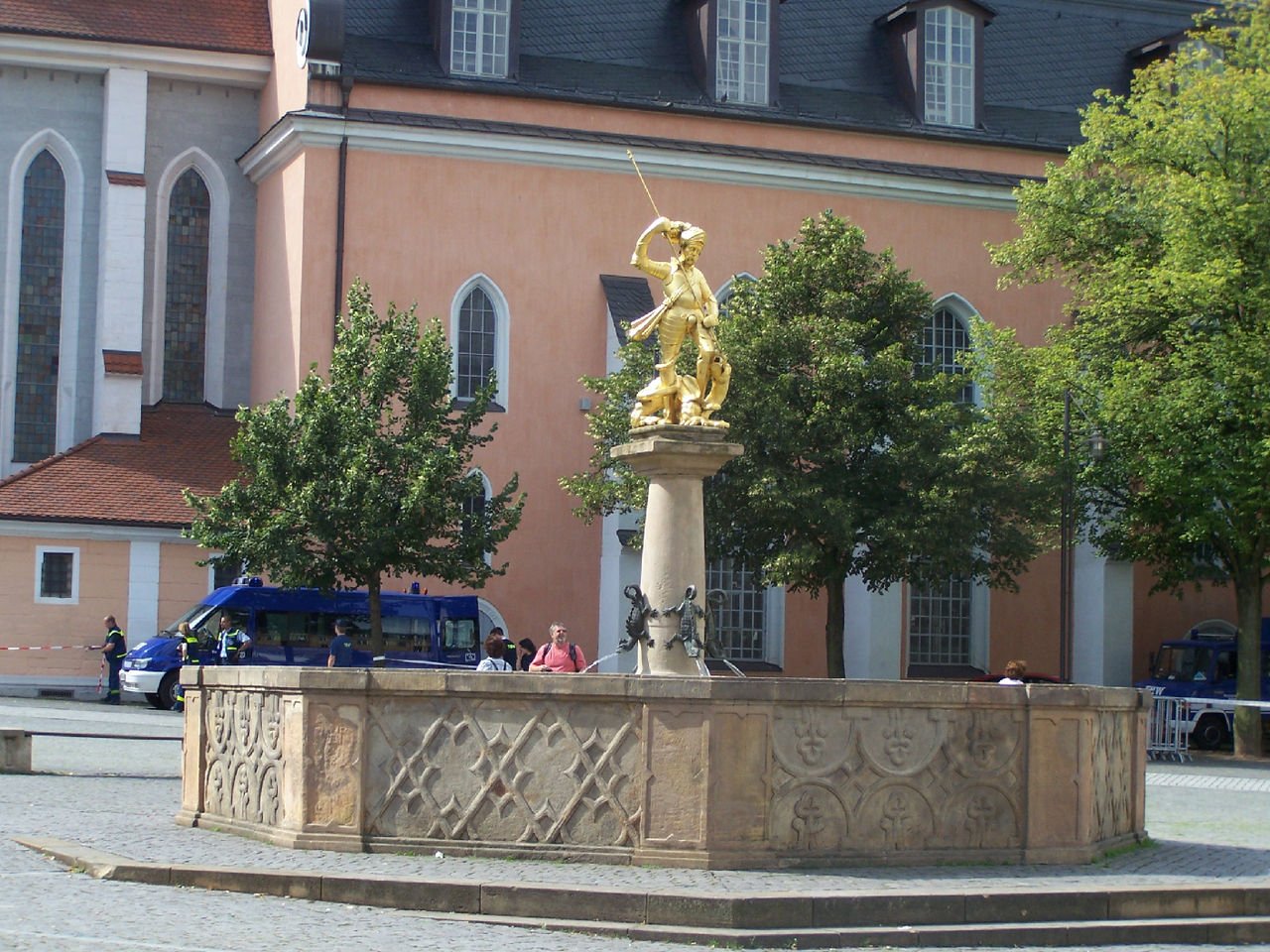    . , Thuringen, Eisenach, Markt, 1