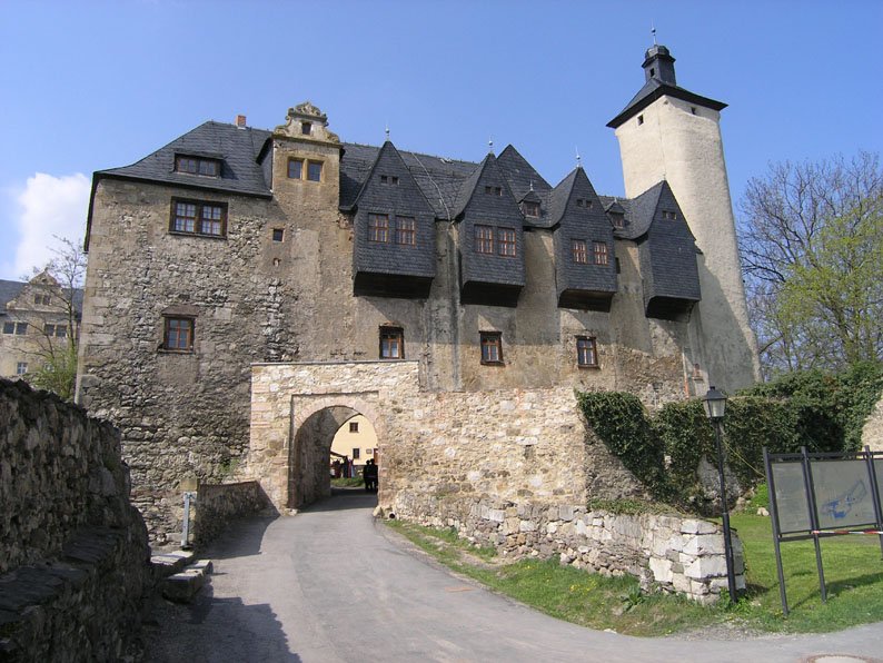   . , Thuringen, Ranis, Burg, 2