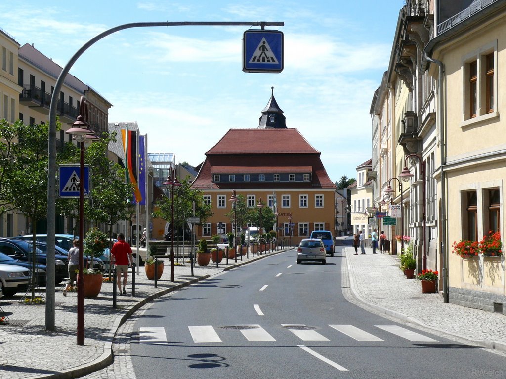   . , Sachsen, Bad Schandau, Marktplatz, 1