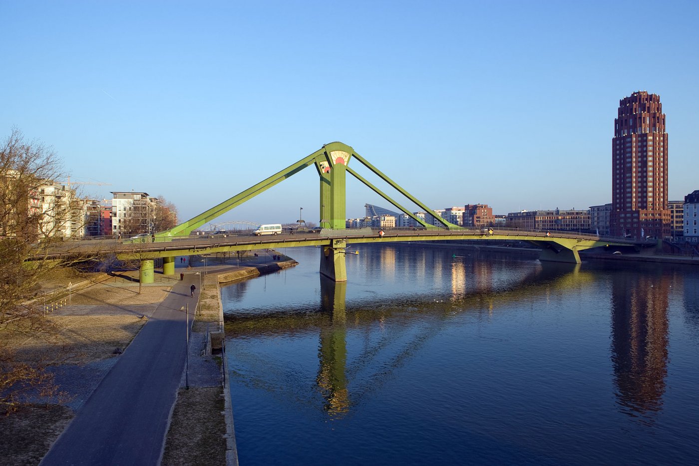   . , Hessen, Frankfurt am Main, Floserbrucke