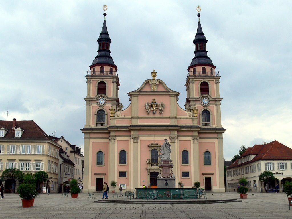  . , Baden-Wurttemberg, Ludwigsburg, Stadtkirchenplatz, 1