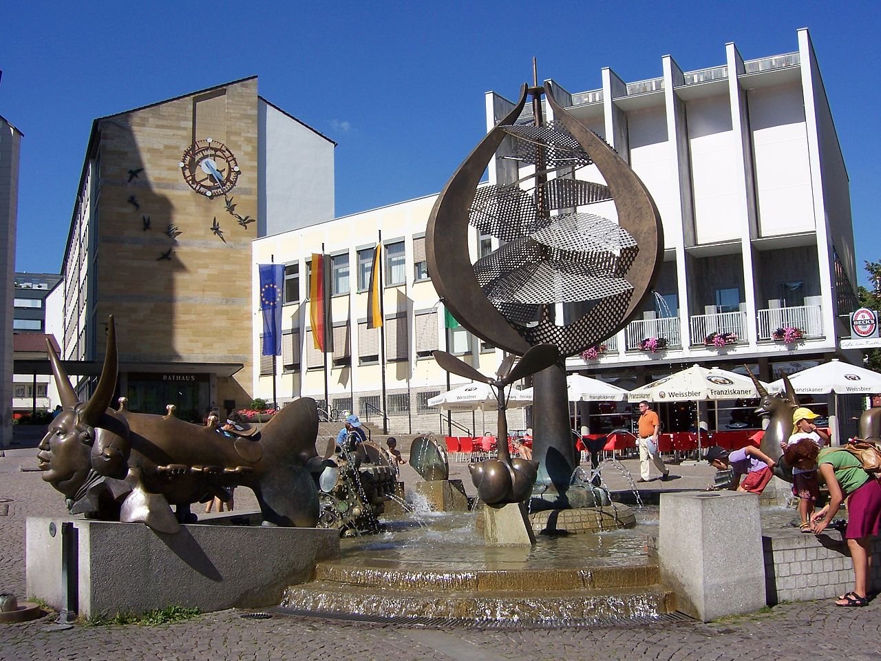   Buchhornbrunnen. , Baden-Wurttemberg, Friedrichshafen, Karlstrase, 33