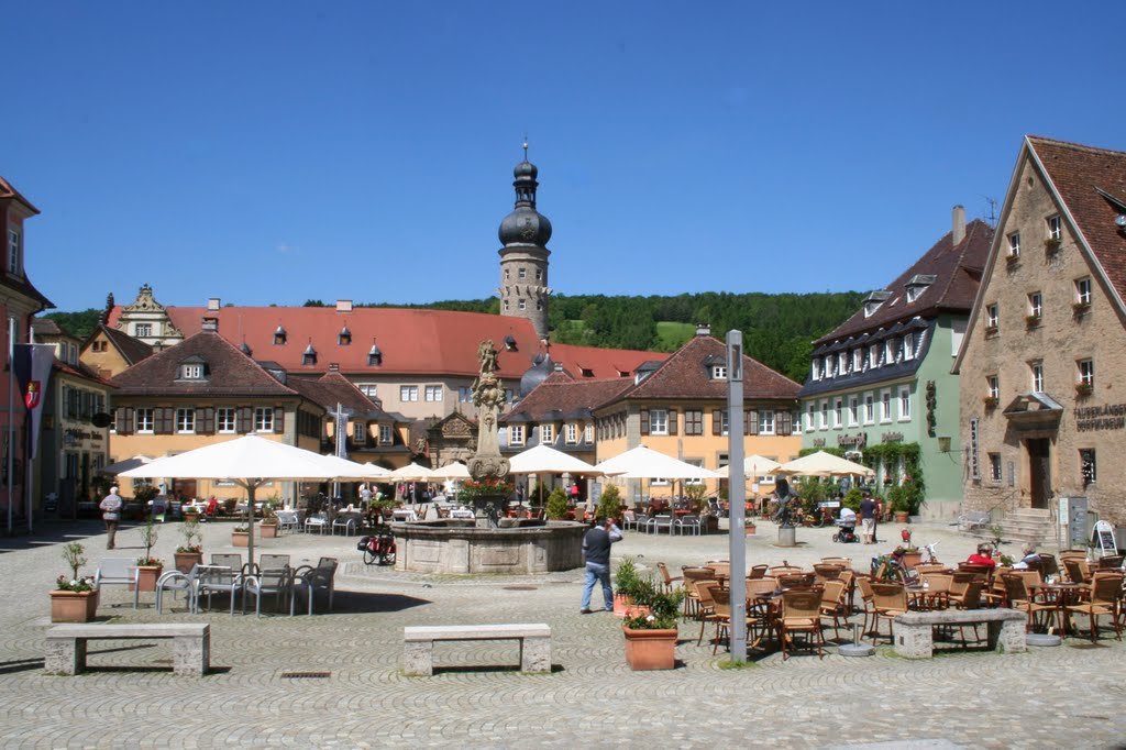   . , Baden-Wurttemberg, Weikersheim, Marktplatz, 8