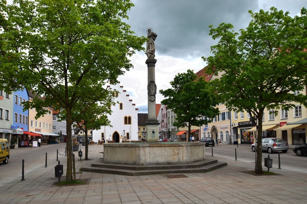   . , Bayern, Schongau, Marienplatz, 2