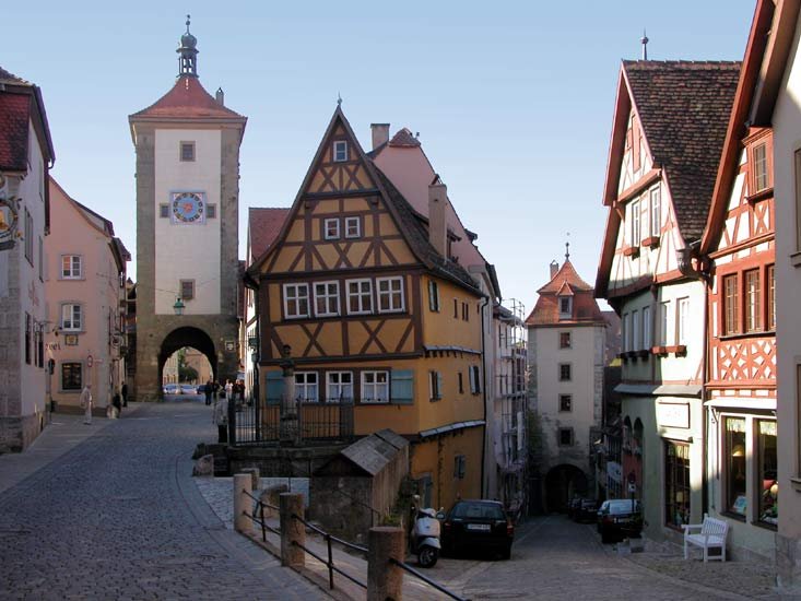   . , Bayern, Rothenburg ob der Tauber, Spitalgasse, 2