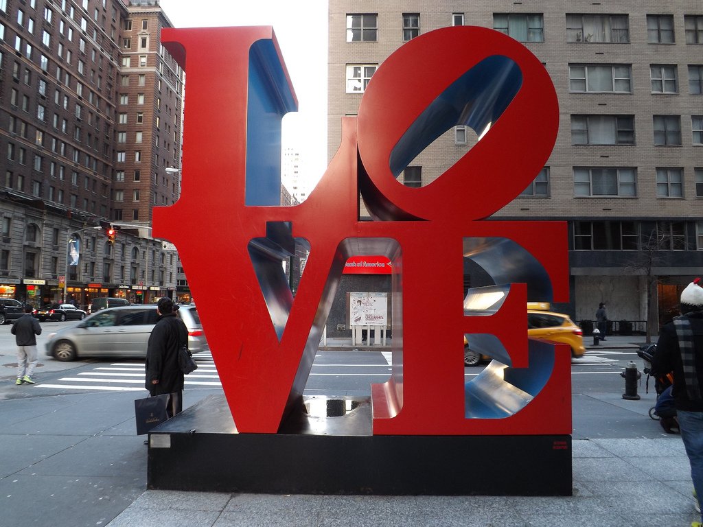  LOVE.   , New York, West 55th Street, 90-98