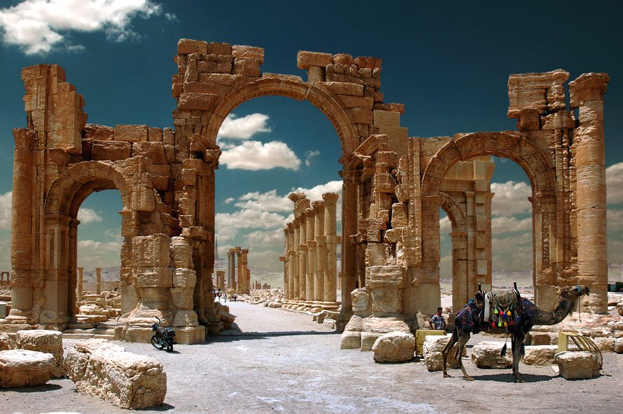  . , Homs Governorate, Palmyra, Decumanus