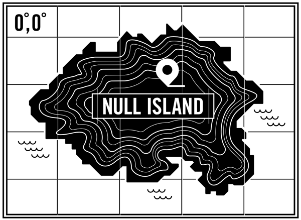  Null island. 