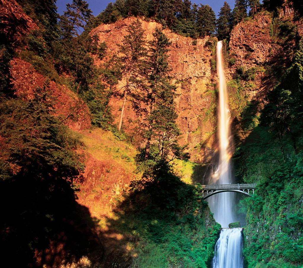 Соединенные Штаты Америки, Oregon, Cascade Locks, Multnomah Falls Overlook ...