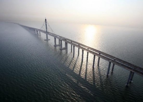   . , , , Huangdao, Jiaozhouwan Bridge