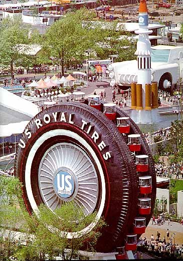 Фото Самая большая шина. Соединенные Штаты Америки, Мичиган, Аллен Парк, Детройт Индастриал Экспрессуэй