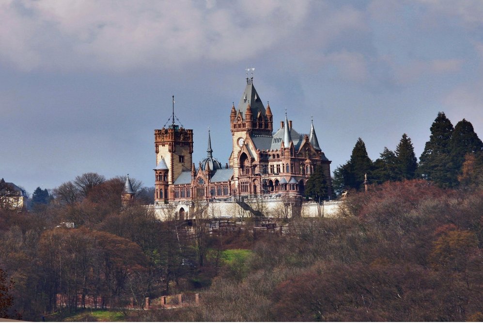    (Schloss Drachenburg). , Nordrhein-Westfalen, Konigswinter, Drachenburg